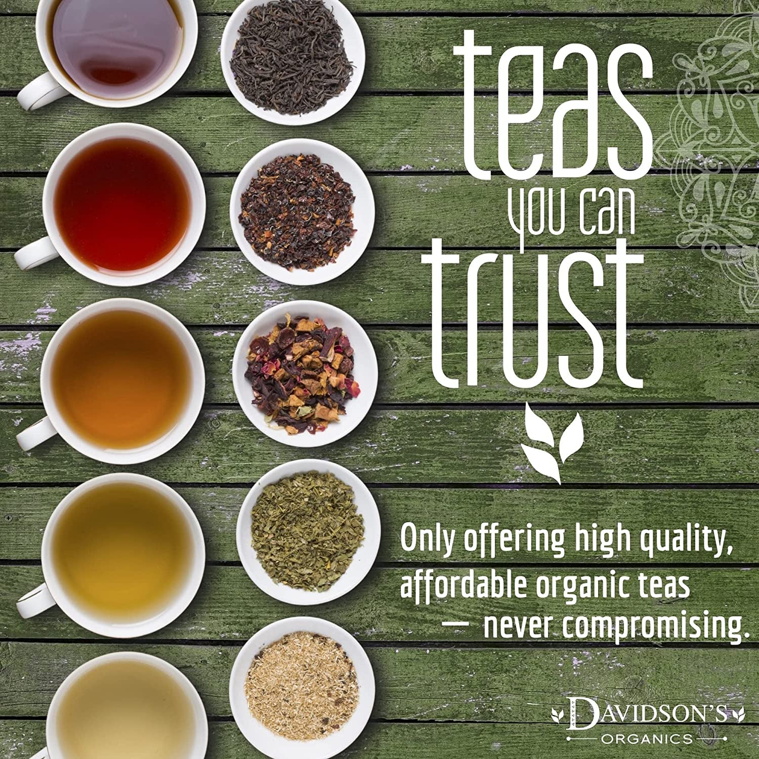 Organics, Tulsi Chamomile Flower, Loose Leaf Tea, 16-Ounce Bag