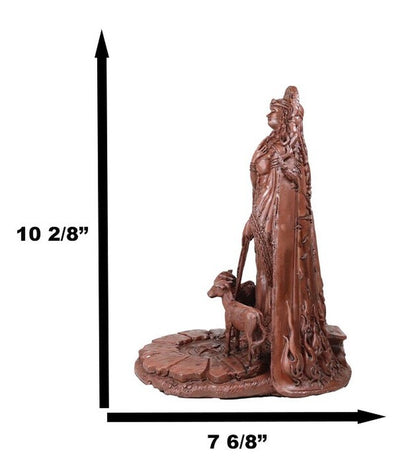 Celtic Goddess of Poetry Livestock Medicine Spring Bridget Brigid Figurine Decor