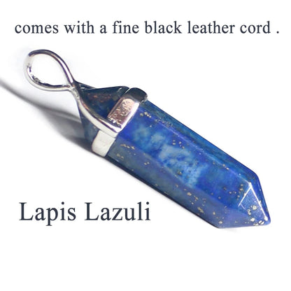 24 Design Natural Green Aventurine Opal Quartz Crystal Pendant Black Leather Hexagon Pendant Chrysocolla Choker Necklace Jewelry