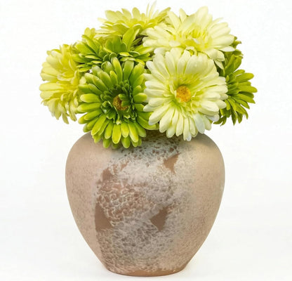 Artificial African Daisies Flowers African Daisy Silk Flowers Artificial Gerbera Daisies Pack of 10 (Green)