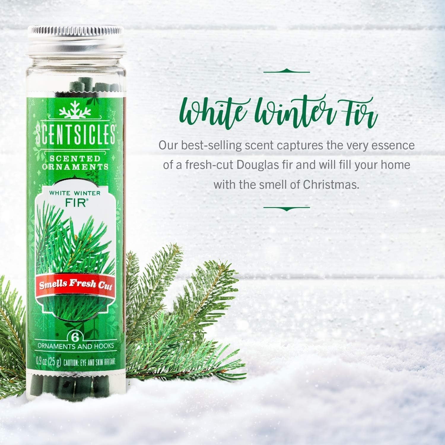 Scentsicles Variety Bundle - Spiced Pine Cones, White Winter Fir and Snow Berry Wreath (3 Bottles Total)