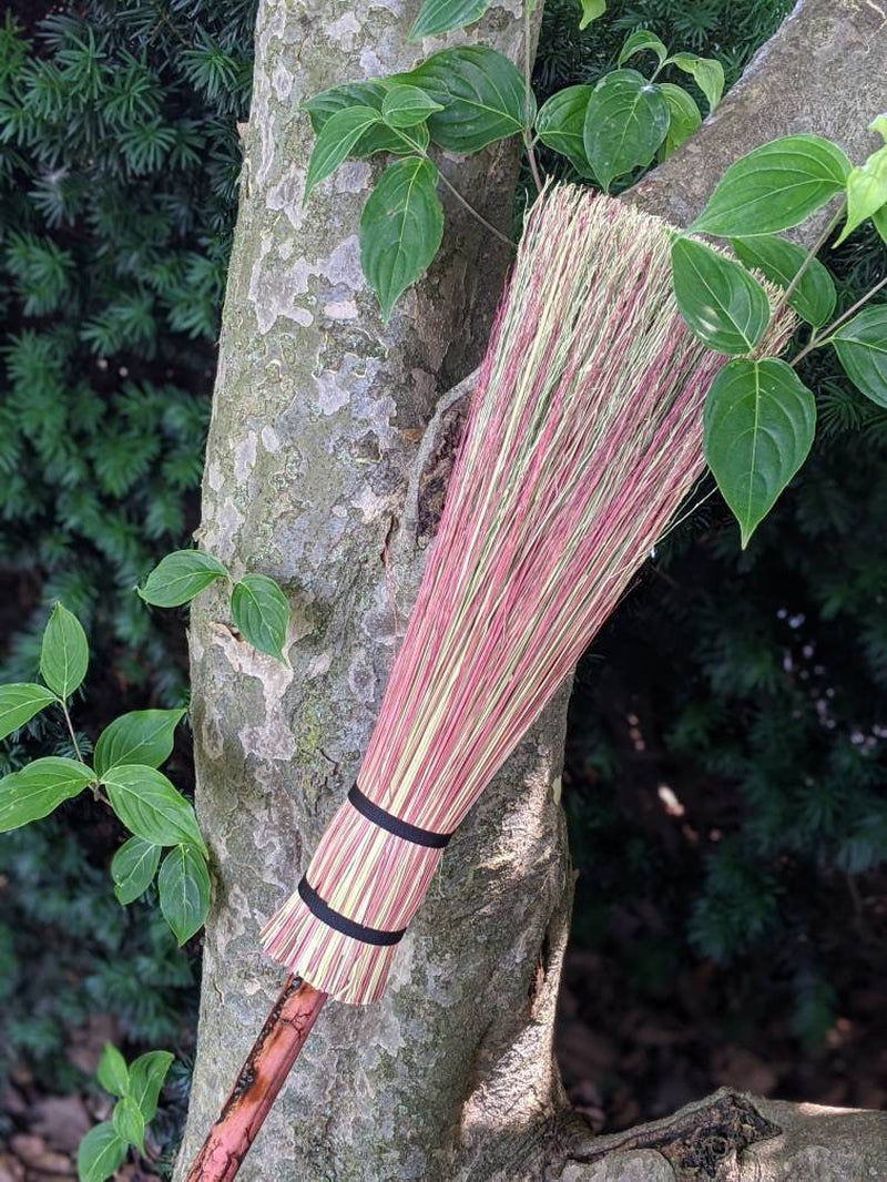Pink Witch Broom: Lightning Struck Besom, Halloween Decor