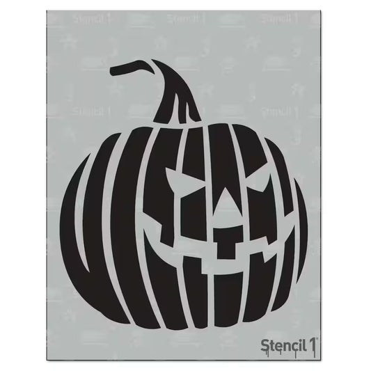 Evil Jack-O-Lantern Stencil